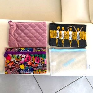 Bundle of 4 Ipsy Makeup Glam Bags